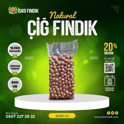 Çiğ Fındık 500 Gr